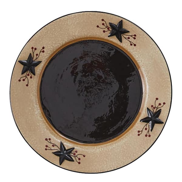 Star Vine Beige Salad Plate (Set of 4)