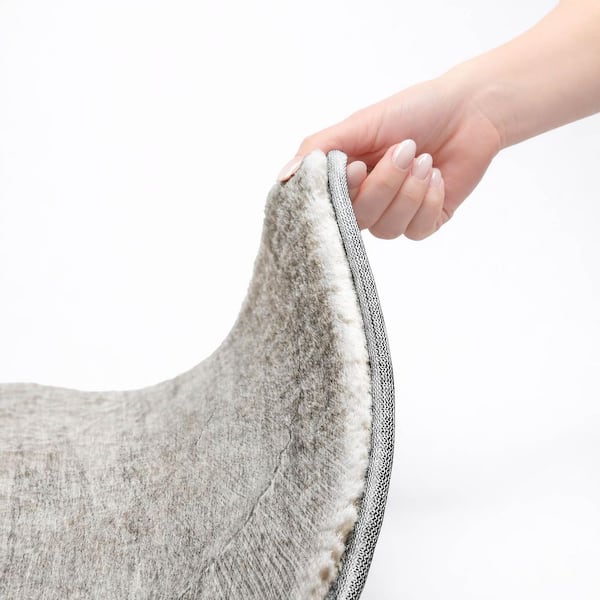 Dream Shag Premium Machine Washable Abstract ADS650 Gray 10 ft. x 14 ft. Area Rug