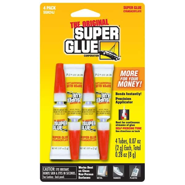 Scotch Super Glue Gel 4 Single Use Tubes (3 Pack  