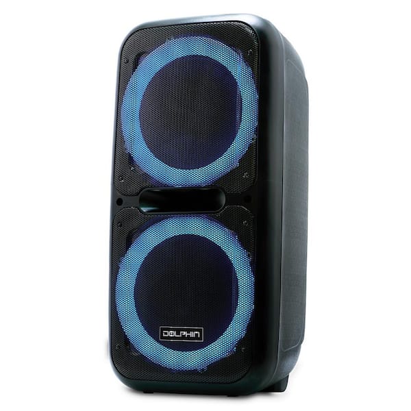 Photo 1 of 12 in. Dual Rechargeable Party Speaker