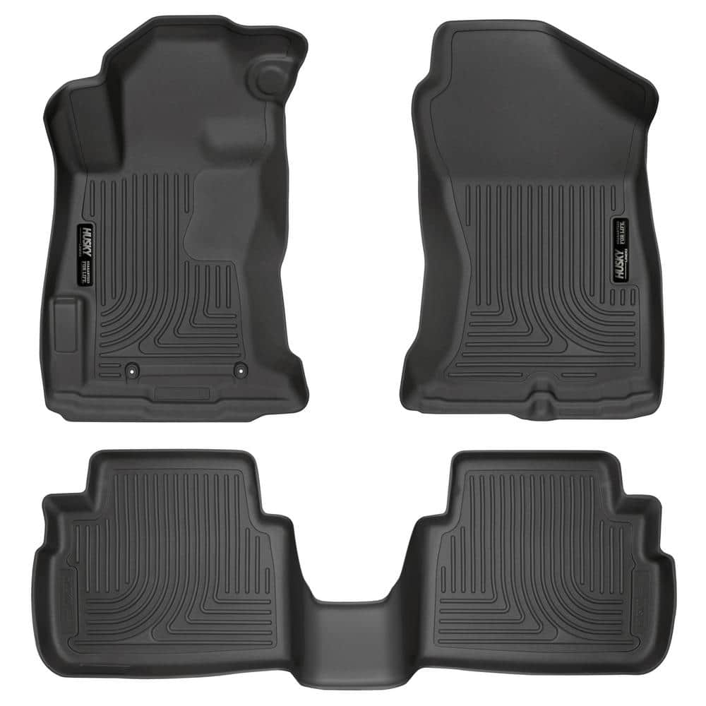 Husky Liners Front & 2nd Seat Floor Liners Fits 17-18 Impreza 99661 ...