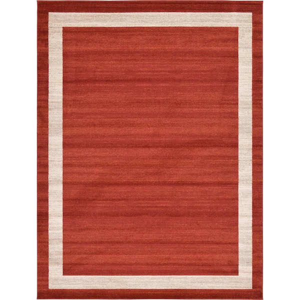 Unique Loom Del Mar Maria Terracotta 9' 0 x 12' 0 Area Rug