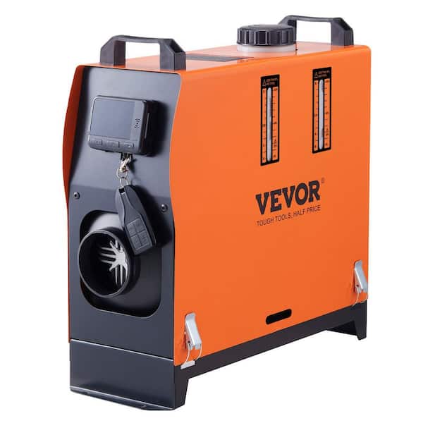Diesel Air Heater 17,060 BTU 12-Volt All-on-1 Diesel Heater 5KW Other Fuel Type Space Heater with Remote Control and LCD