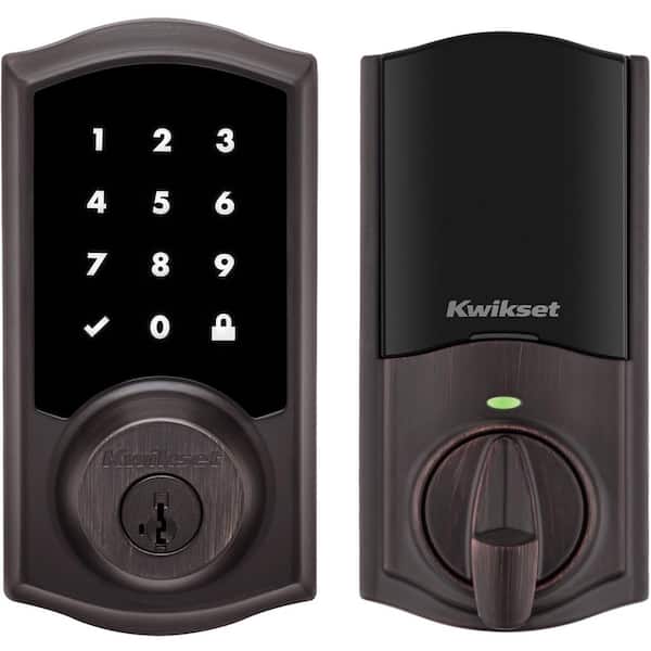 HomeConnect 918 Venetian Bronze Traditional Z-Wave Long Range Enabled Touchscreen Smart Lock w/ Convenient Keyless Entry