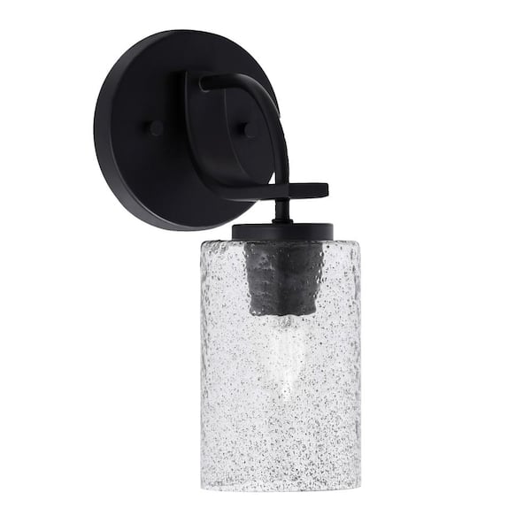 Unbranded Olympia 1-Light Matte Black Wall Sconce