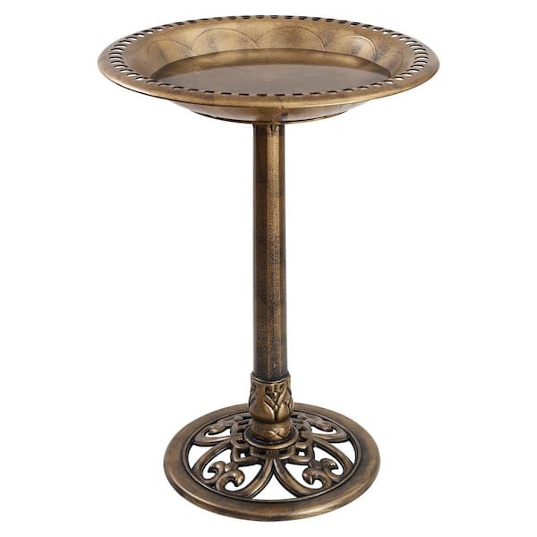 Acadia Brushed Bronze Birdbath