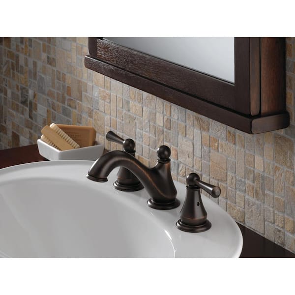Delta 35999LF-RB Haywood Two Handle Widespread Bathroom Faucet - Venetian Bronze