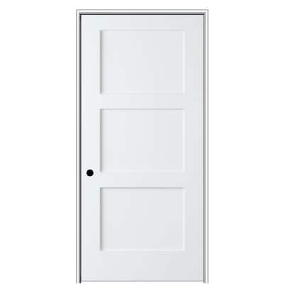 MMI Door Shaker Flat Panel 48 in. x 80 in. Both Active Solid Core ...