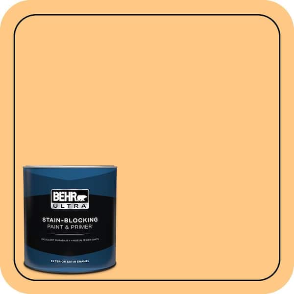 BEHR ULTRA 1 qt. #290B-5 Torchlight Satin Enamel Exterior Paint & Primer