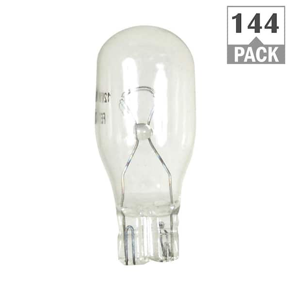 5-Watt T5 Wedge Dimmable 12-Volt Landscape Garden Xenon Halogen Light Bulb Bright White 2700K (144-Pack)