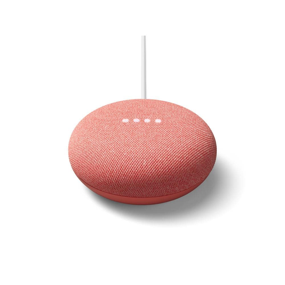 Google Nest Mini (2nd Gen) - Smart Home Speaker with Google Assistant -  Coral GA01141-US - The Home Depot