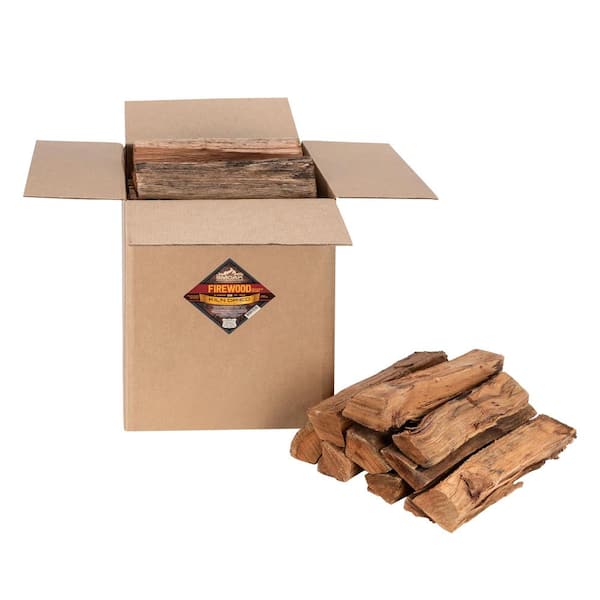 Smoak Firewood 120 lbs. to 140 lbs. 16 in. Premium Oak Firewood Logs (Firestarter Included) USDA Certified Kiln Dried