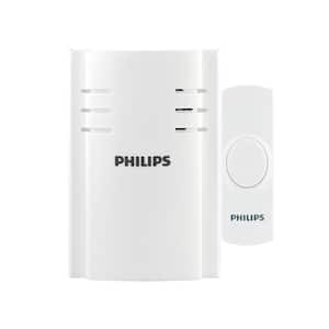 Wireless Plug-In Door Bell Kit with 8 Melodies and 1 Push Button