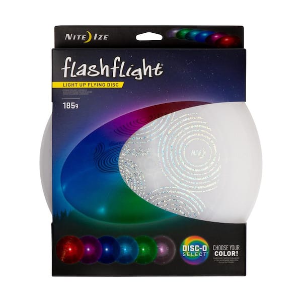 Nite Ize Flashflight Light Up Flying Disc, Disc-O Select