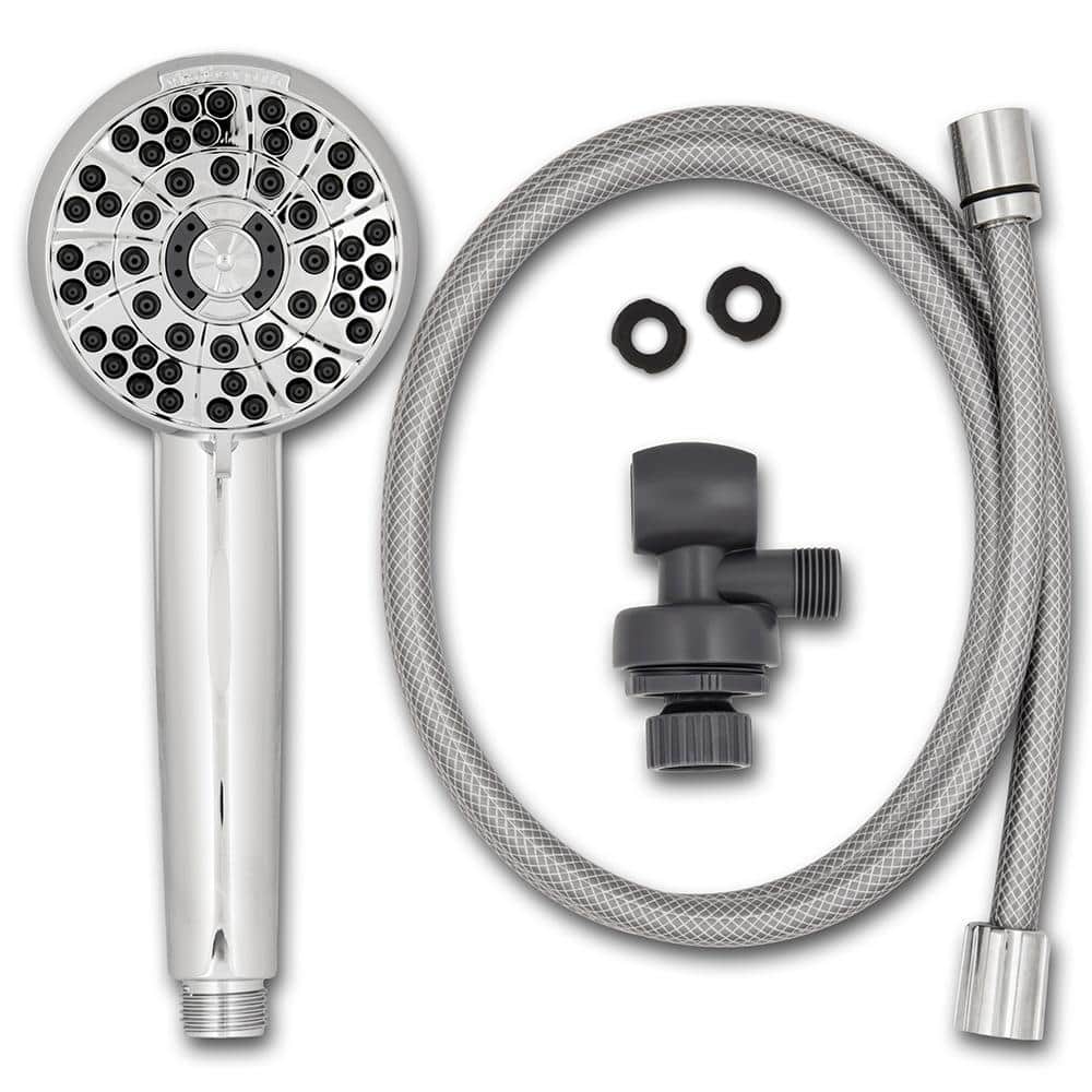 Waterpik Chrome Handheld Showerhead with Six Settings