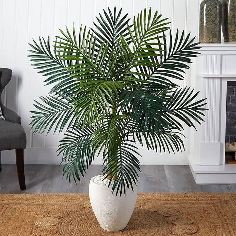 4.5 ft. Artificial Palm Tree in Planter for Indoor/Outdoor price history on PriceWatchPro