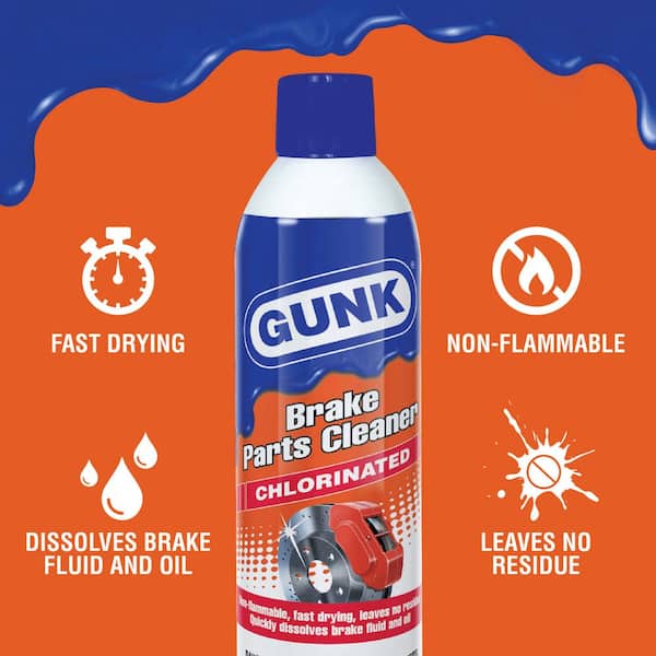 GUNK 19 oz. Chlorinated Brake Cleaner Pack of 12 M720/6 - The Home