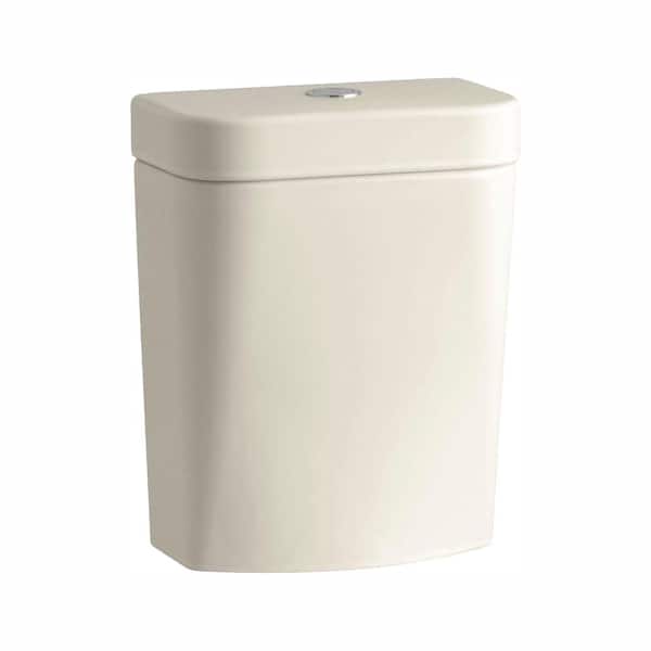 KOHLER Persuade Circ 1.0 or 1.6 GPF Dual Flush Toilet Tank Only in Almond