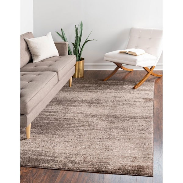 Del Mar Lucille Brown 6' 0 x 9' 0 Area Rug