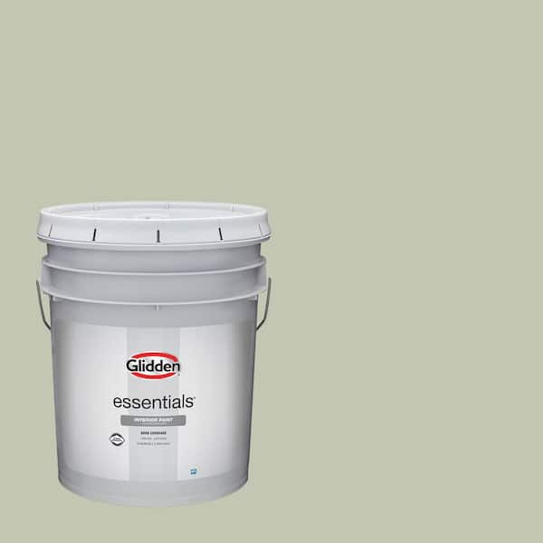 Glidden Essentials 5 gal. PPG1030-2 Pale Pine Eggshell Interior Paint