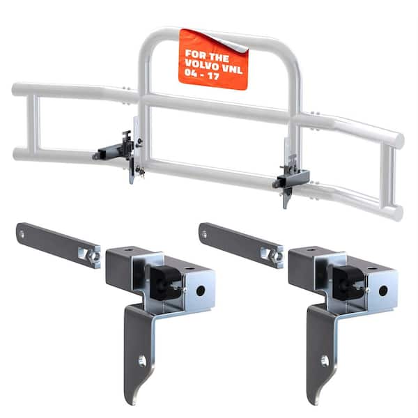Folding Front Bumper Guard Brackets for Volvo VNL 2004-2017 (Brackets ONLY)