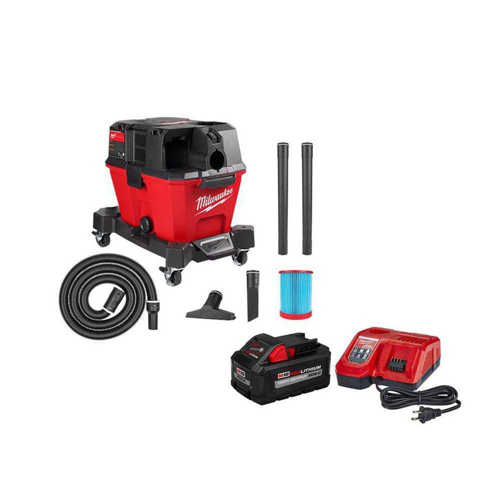 Milwaukee M18 FUEL 6 Gal. Cordless Wet/Dry Shop Vacuum W/Filter 