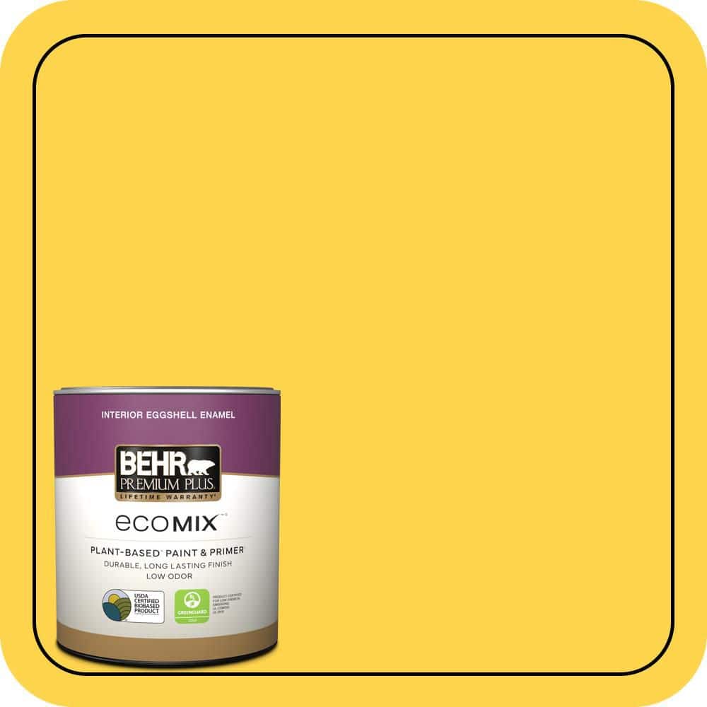 1 qt. #370B-6 Vibrant Eggshell Enamel EcoMix Plant-Based Interior Paint & Primer price history on PriceWatchPro