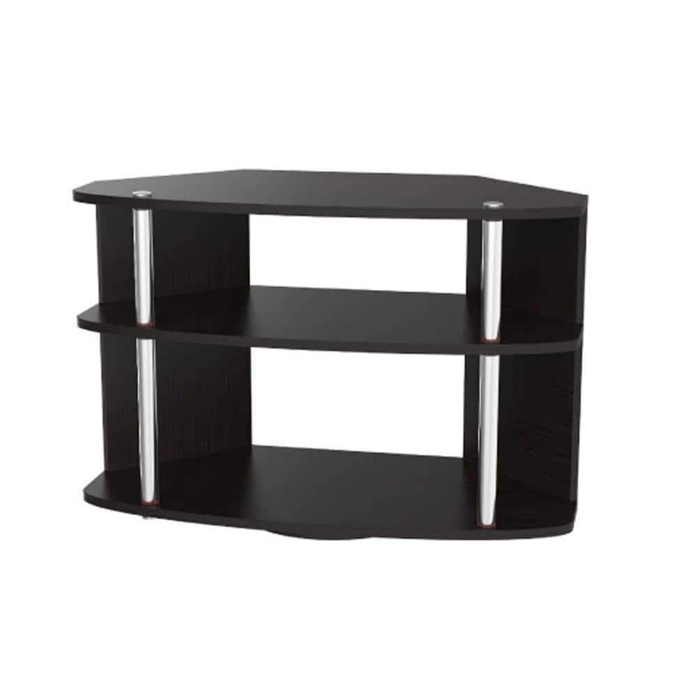 UPC 095285410743 product image for Designs2Go 16 in. Black Wood TV Stand 30 in. with Built-In Storage | upcitemdb.com