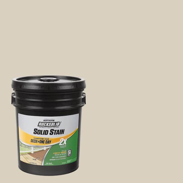 5 gal. Rattan Exterior 2X Solid Stain