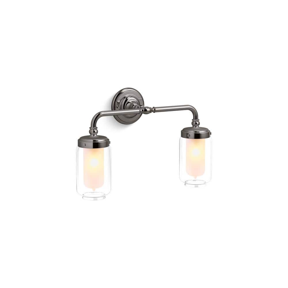 Artifacts 2-Light Titanium Wall Sconce price history on PriceWatchPro