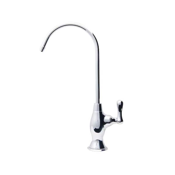 APEC Water Systems Ceramic Disc Single-Handle Beverage Faucet Coke Bottle Shaped Lead Free Non-Air Gap in Chrome Bright