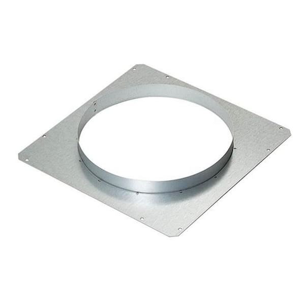 Zephyr Range Hood Front Panel Rough-In Plate with 10 in. Round for Lift Downdraft