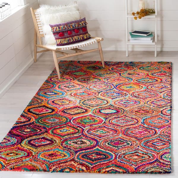 Nantucket 5 ft. x 8 ft. Yellow/Multi Monochrome Multi Area Rug