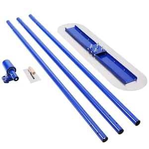 Float Manganese Steel Concrete Float 75.98 in. x 47.24 in. Foam Float Concrete Kit Pool Float Bull Handle Float Bracket