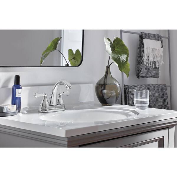 Peerless Elmhurst 4 in. Centerset 2-Handle Bathroom Faucet in