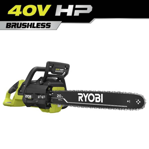 RYOBI 40V HP Brushless 20 in. Battery Chainsaw (Tool-Only)