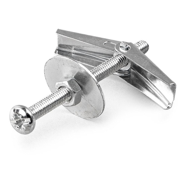 RAWLTOGGLE # 10 x 2 in. Drywall Anchor with Zinc Plated Phillips Toggle Bolt Head Screw 140 lb (100-Pack)