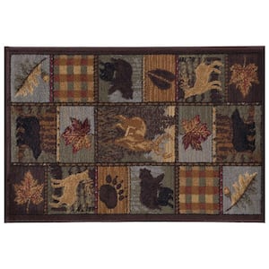 Nature Lodge Multi-Color 2 ft. x 3 ft. Indoor Area Rug