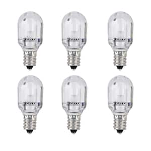 15-Watt Equivalent Bright White (3000K) T7 Intermediate E17 Base Appliance LED Light Bulb (6-Pack)