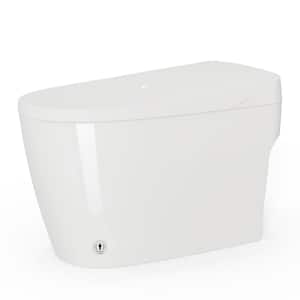 1-piece 1.28 GPF Single Flush Tankless Elongated Smart Toilet in White, Auto Flush, Heated Seat