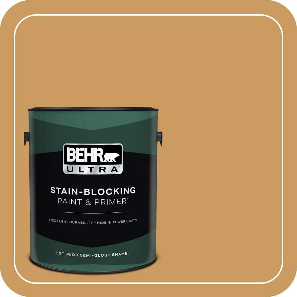 1 gal. #M280-6 Solid Gold Semi-Gloss Enamel Exterior Paint & Primer price history on PriceWatchPro