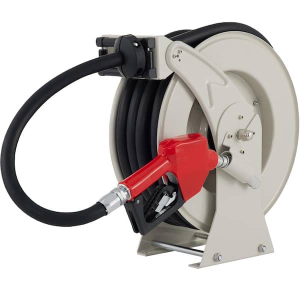 VEVOR Fuel Hose Reel 3/4 in. x 50 ft. Extra Long Retractable Diesel Hose  Reel with Automatic Refueling Gun for Ship, Vehicle CYR50FT34INCHD7NEV0 -  The Home Depot