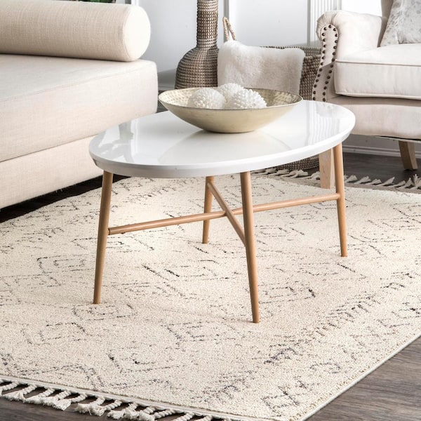 Meredith Moroccan Ivory 4 ft. x 6 ft. Area Rug