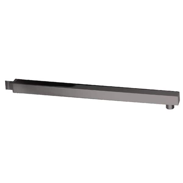 Kingston Brass Modern 15.75 in. Shower Arm with Flange, Brushed Nickel