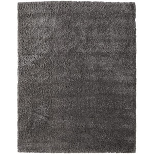 Gray Solid Color 2 ft. x 3 ft. Area Rug