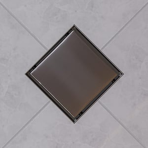 5.25 in. Linear Shower Drain in Polished Stainless Steel