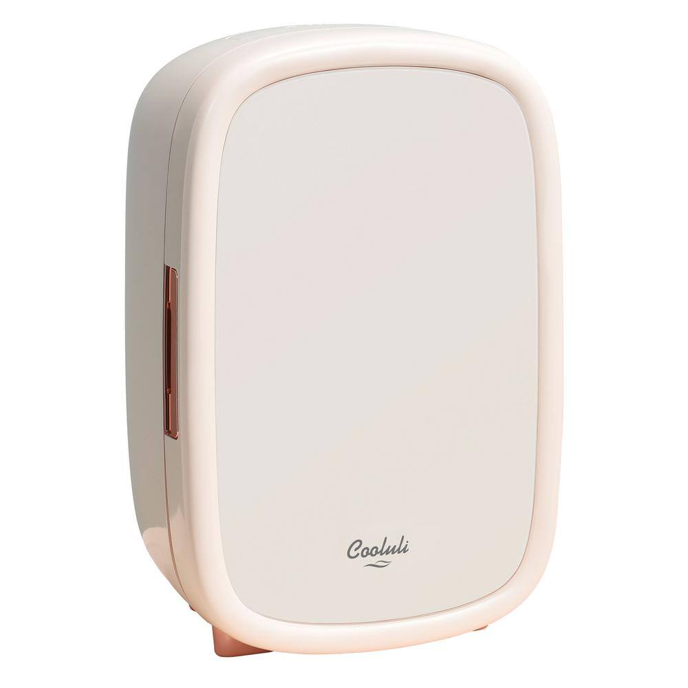 Cooluli Beauty 0 42 Cu Ft Retro Mini Fridge In White Without Freezer B12lw The Home Depot