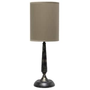 22.75 in. Oil Rubbed Bronze Traditional Candlestick Table Lamp