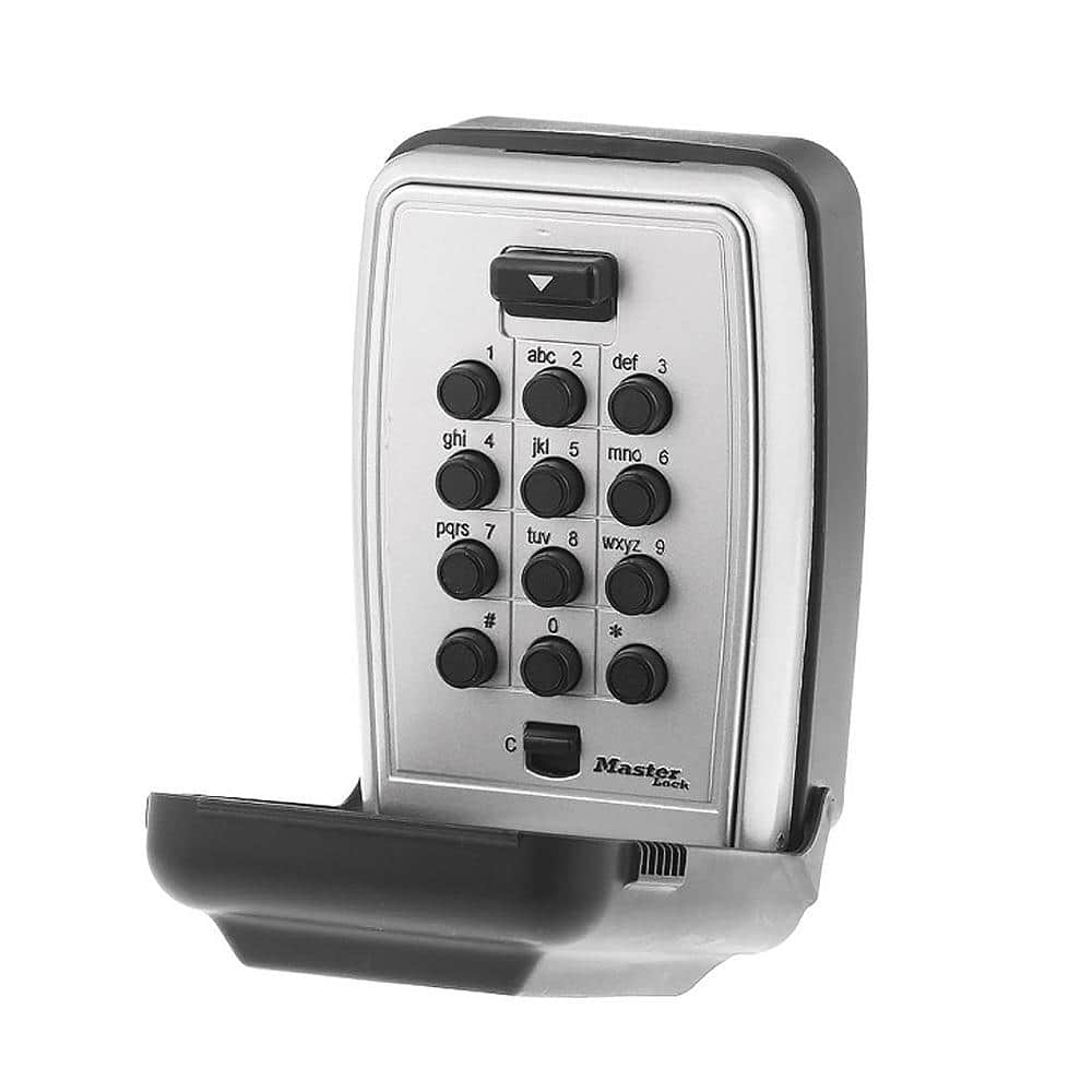 Details about  / Outdoor 4 Digit Combination Wall Handle Mounted Key Safe Lock Box Black//Grey