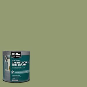 1 qt. #PPU11-04 Alamosa Green Semi-Gloss Enamel Interior/Exterior Cabinet, Door & Trim Paint